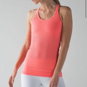 Lululemon Ebb to Street Ribbed Sz 4 Peach